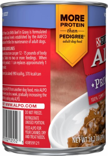 ALPO Prime Cuts with Beef in Gravy Adult Wet Dog Food 13.2 oz Metro Market