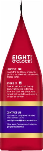 Eight O'Clock Dark Italian Espresso Ground Coffee Perspective: left