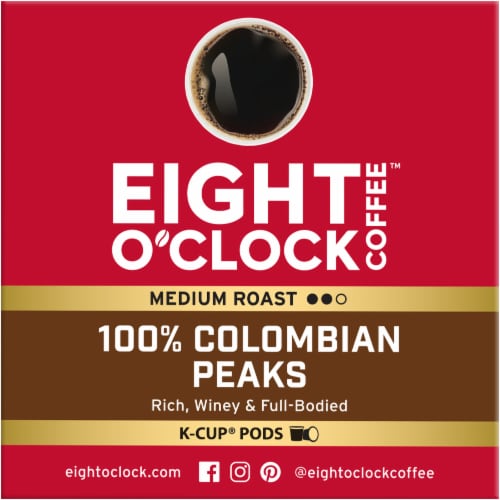Eight O'Clock Coffee™ KCup® Medium Roast Colombian Perspective: left