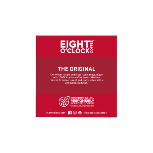 Eight O'Clock The Original Medium Roast Coffee K-Cup Pods Perspective: left
