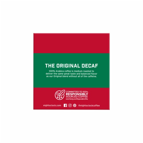 Eight O'Clock® The Original Decaf Medium Roast Coffee K-Cup Pods Perspective: left