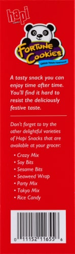 Hapi® Snacks Fortune Cookies Perspective: left