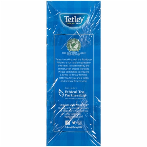 Tetley® Classic Blend Rich Black Tea Bags Perspective: left