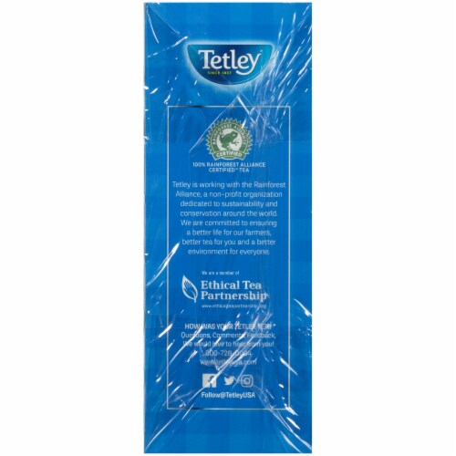 Tetley® Classic Blend Rich Black Tea Bags Perspective: left