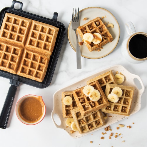 Nordic Ware Belgian Waffler Pan Perspective: left