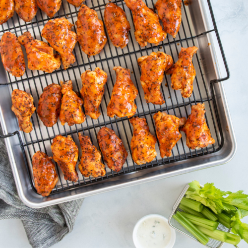 Nonstick High-Sided Oven Crisp Baking Tray