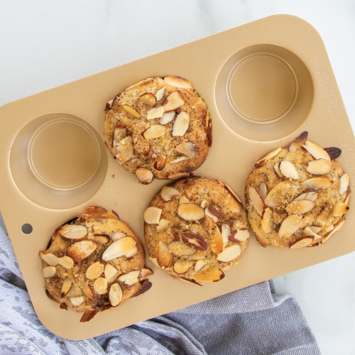 Nordic Ware Compact Ovenware Muffin Pan Perspective: left