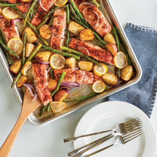 Nordic Ware® Naturals Baker's Half Sheet Perspective: left