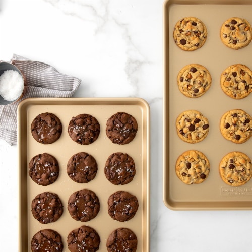 Baking Pan Cookie Baking Tray-Gold