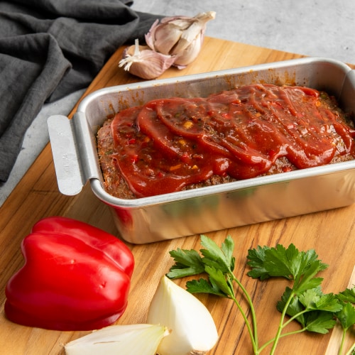 Meatloaf Pan with Insert-Nonstick Pan and Removable Perforated Strainer Tray  to Drain off, 1 unit - Kroger