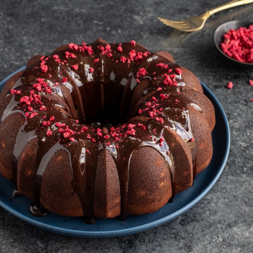 Nordic Ware Anniversary Bundt Pan Perspective: left