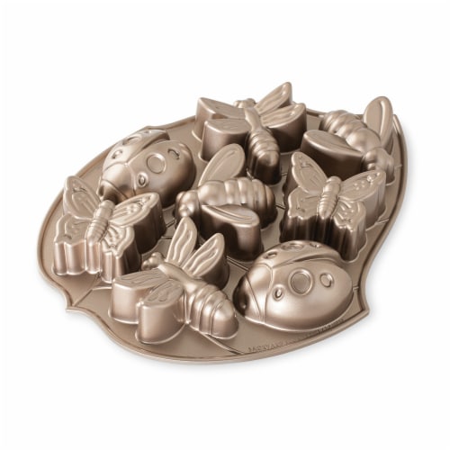 Nordic Ware Backyard Bugs Pan Perspective: left