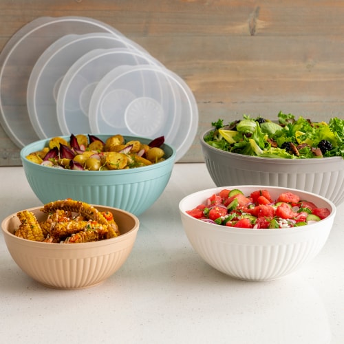 Nordic Ware 8 Piece Covered Bowl Set Perspective: left