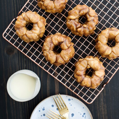 Nordic Ware Anniversary Bundtlette Cake Pan Perspective: left