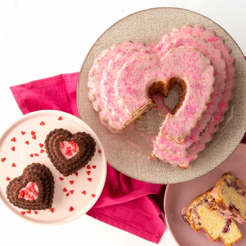 Nordic Ware's Heart-Shaped Bundt Pans for Valentine's Day