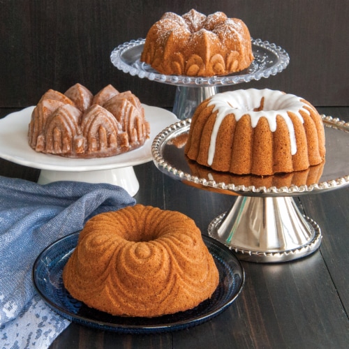 Nordic Ware 3-Cup Bundt Pan, Red, 1 - Kroger