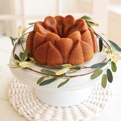 Magnolia Bundt Pan Perspective: left