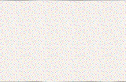 Unique Full Length Tablecloth Bright Triangles Perspective: left