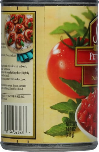 S&W® Petite Cut Diced Tomatoes Perspective: left