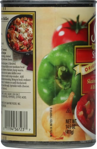S&W® Original Recipe Stewed Tomatoes with Onion Celery & Bell Pepper Perspective: left