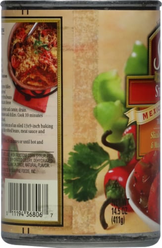 S&W® Mexican Recipe Stewed Tomatoes Perspective: left