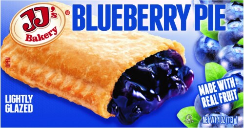 JJ's Bakery® Lightly Glazed Blueberry Pie Perspective: left