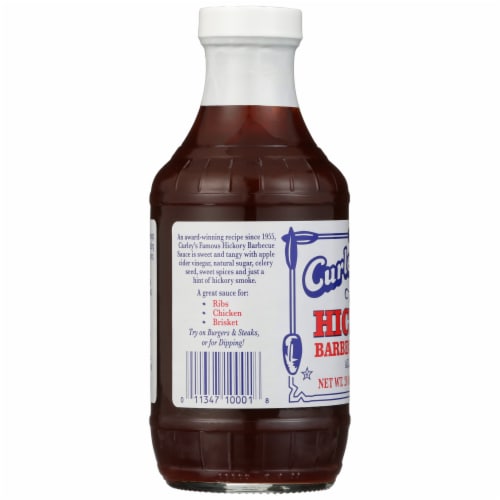 Curley's Hickory BBQ Sauce Perspective: left