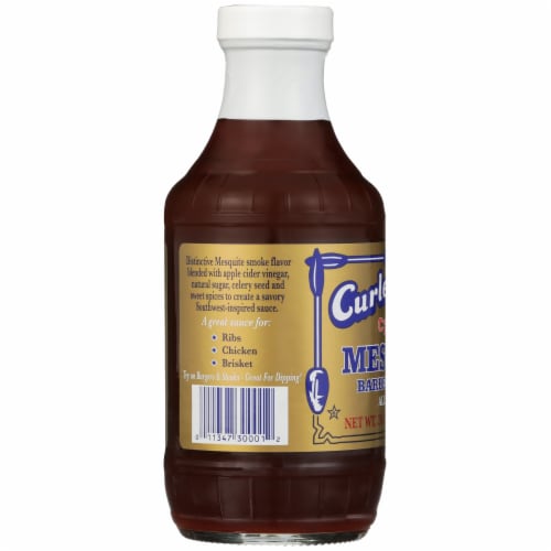 Curley's™ Famous Mesquite BBQ Sauce Perspective: left