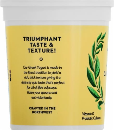 Zoi Lemon Cream Greek Yogurt Perspective: left