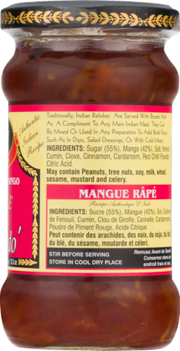 Deep Foods Shredded Mango Pickle Chundo Perspective: left