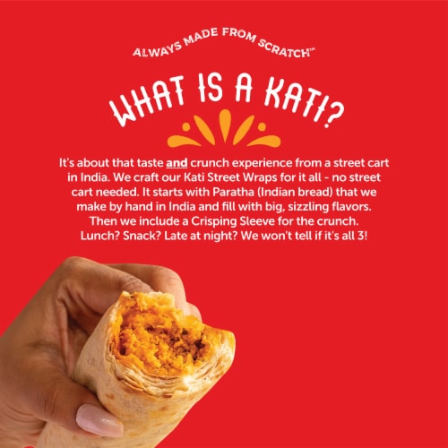 Deep Indian Kitchen Chicken Tikka Masala Kati Street Wrap, 5 oz