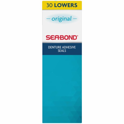Sea-Bond® Original Denture Adhesive Seals for Lowers Perspective: left