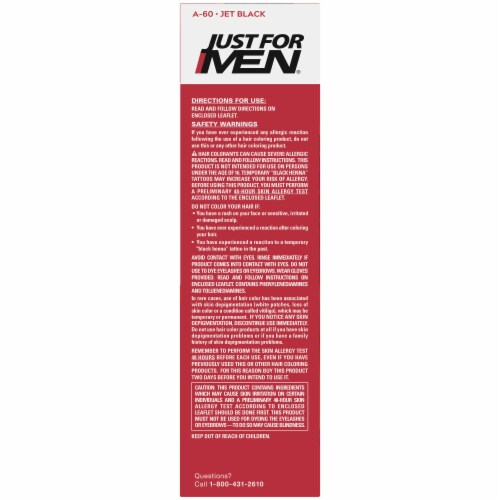 Just For Men AutoStop Comb-In A-60 Jet Black No-Mix Hair Color Perspective: left