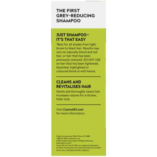 Just For Men ControlGX Grey Reducing Shampoo Perspective: left