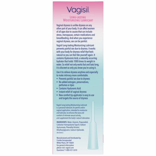 Vagisil® Long Lasting Moisturizing Lubricant (3 Pack) Perspective: left