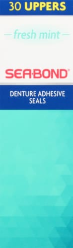 Sea-Bond® Upper Adhesive Fresh Mint Denture Seals Perspective: left