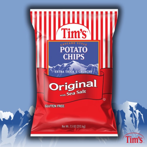 Tim's® Original Lightly Salted Potato Chips Perspective: left