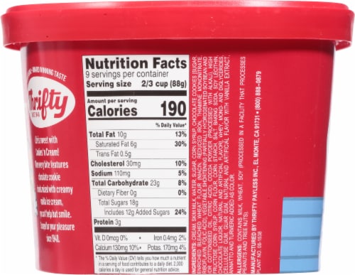 Thrifty Cookies N' Cream Ice Cream Perspective: left