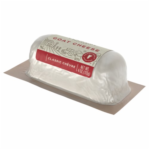 Vermont Creamery® Classic Chevre Goat Cheese Log Perspective: left