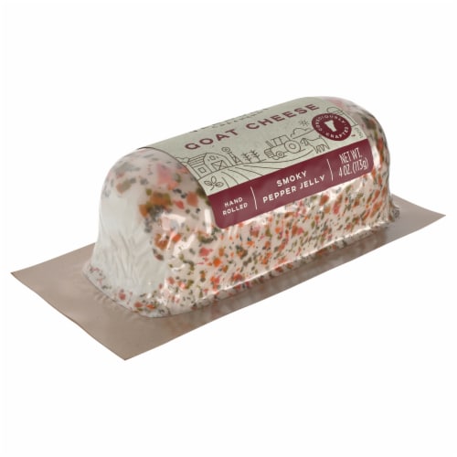 Vermont Creamery® Smoky Pepper Jelly Goat Cheese Log Perspective: left