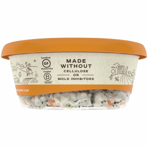 Vermont Creamery® Apricot & Thyme Crumbled Goat Cheese Perspective: left