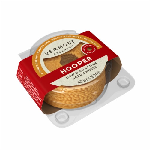 Vermont Creamery® Hooper Cow & Goat Milk Aged Cheese Perspective: left