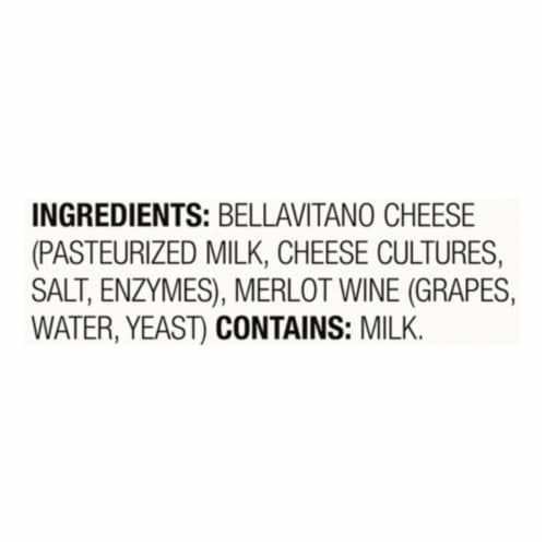 Sartori BellaVitano Merlot Cheese 5.3 oz Perspective: left