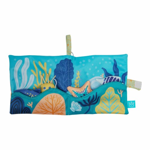 Manhattan Toy Deep Sea Dive Machine Washable Bath Time Activity Book Perspective: left