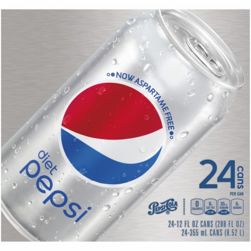 Diet Pepsi® Soda Cans Perspective: left