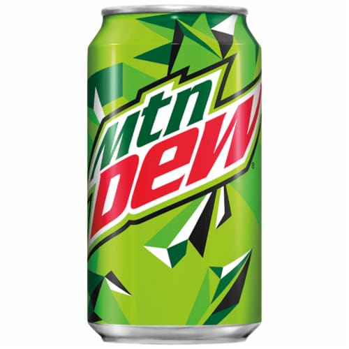 Mountain Dew® Soda Cans Perspective: left