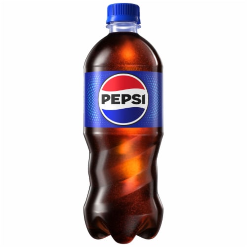 Pepsi Cola® Soda Bottle Perspective: left