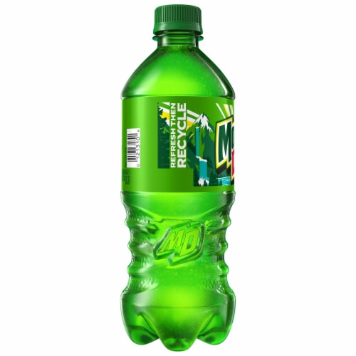 Mountain Dew® Soda Bottle Perspective: left