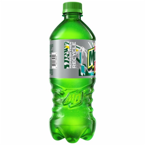 Diet Mountain Dew® Soda Bottle Perspective: left