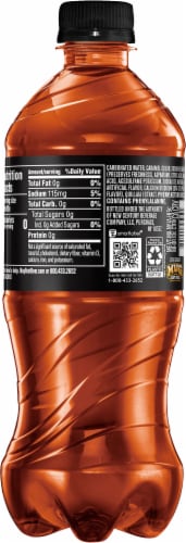 MUG® Zero Sugar Root Beer Soda Bottle Perspective: left